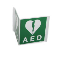 Panoramic sign AED Icon (40x20cm)