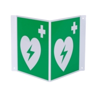 Panoramic sign AED Icon (40x20cm)