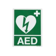 Sign AED Icon (15x20cm)