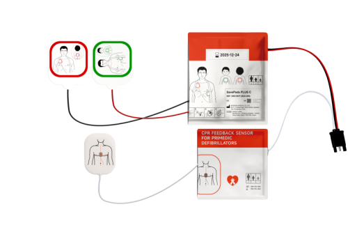 Primedic HeartSave myPad electrodes with CPR feedback sensor | AED ...