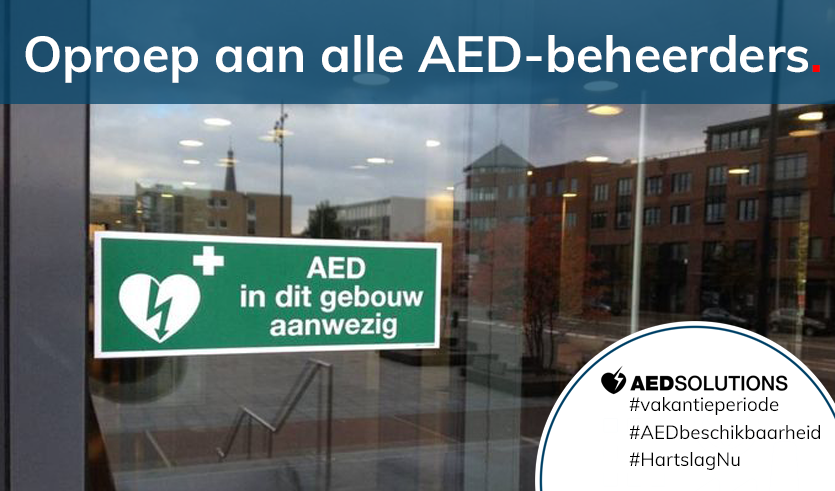Is jouw AED beschikbaar tijdens de vakantieperiode?